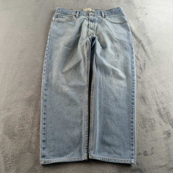Other - Vintage Levis Jeans 36 (Fits 34x27) Blue Light Wash Faded Faded Skate Grunge Y2K